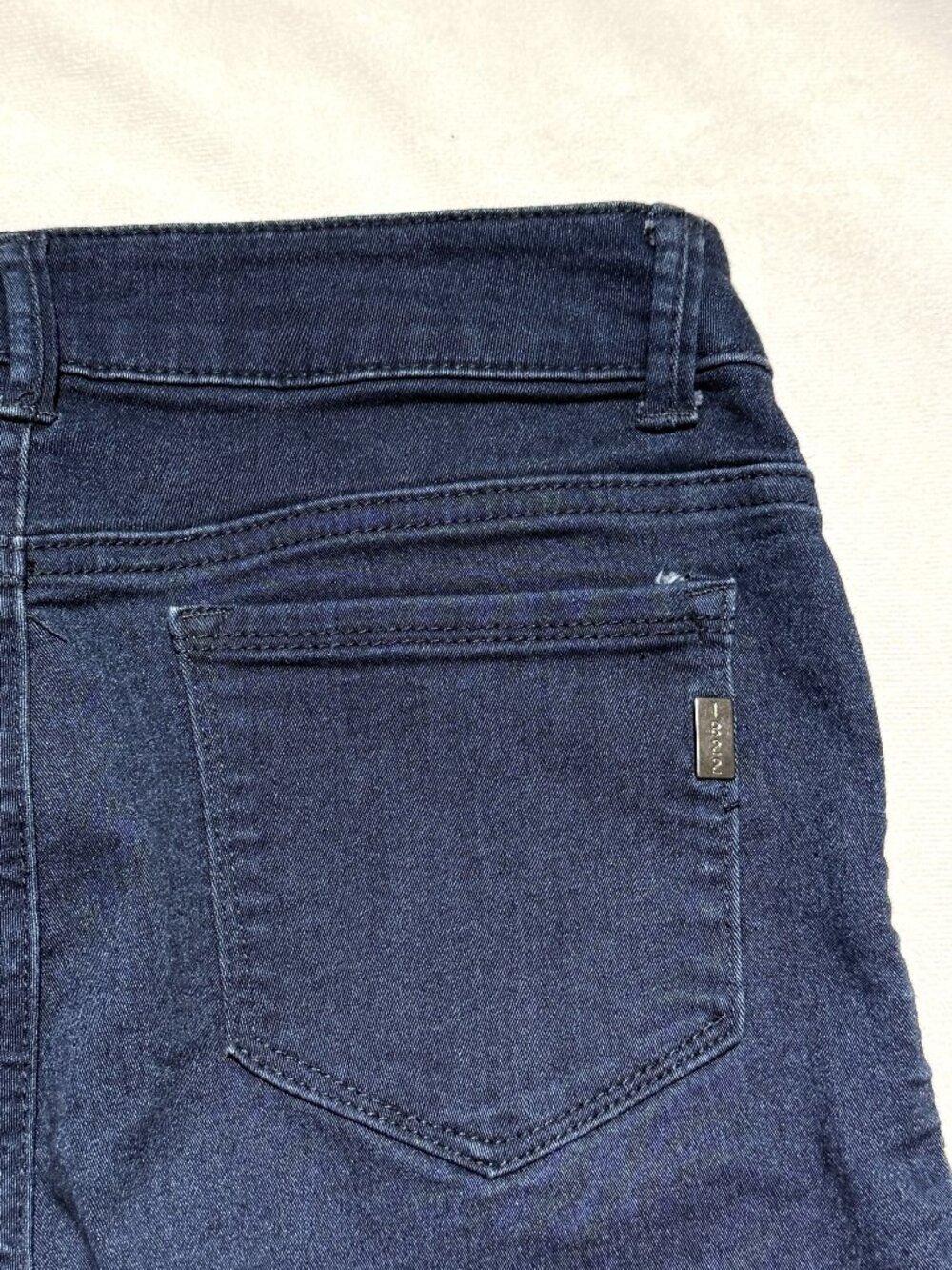 1822 Denim Womens Jeans Size 8 Blue Stretch Skinny Ankle High-Rise Dark Wash
